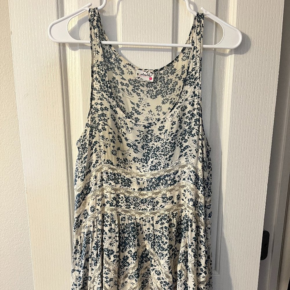 NEW Free People Voile & Lace Trapeze Dress